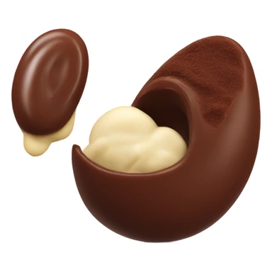 chocolate quenelle sticker