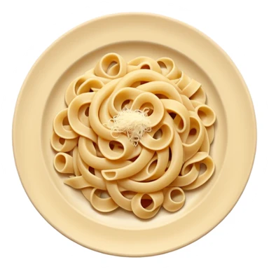 cream Pasta on a plate sticker