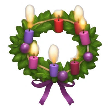 Advent Wreath sticker