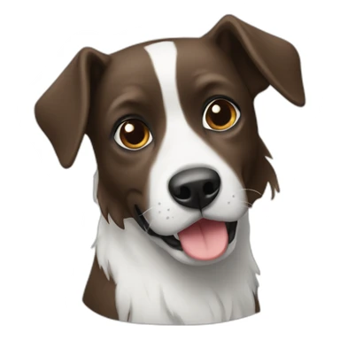 Câlin avec chien sticker