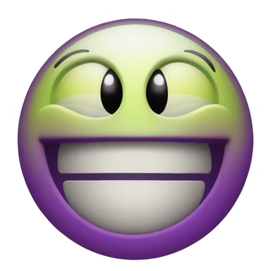 Smiley Face ispsychedelic eyes sticker