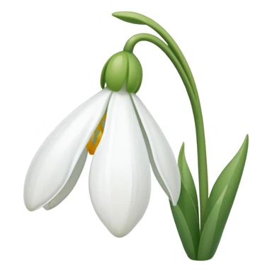 snowdrop sticker