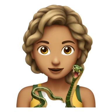 Girls turned into snakes talking sticker