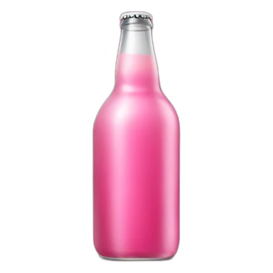 Pink Bottle beer sticker
