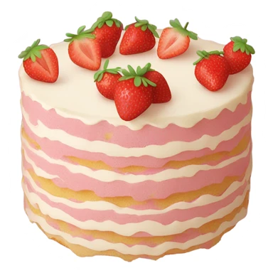 Seven layer strawberry cake  sticker