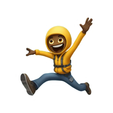 Going huge off a cliff  sticker