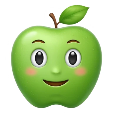 A high-quality 3D render of focus in the style of an Apple emoji. Smooth textures, soft diffuse lighting, and deep detailing. Realistic materials but with a stylized, iconic look. Soft drop shadow. Isolated on a white background. High fidelity, 4k. sticker