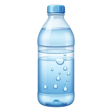 bottle of water sticker