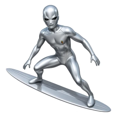 create silver surfer emojy sticker