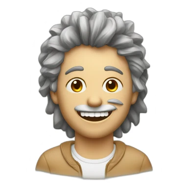 Un gars avec des dents pourries sticker