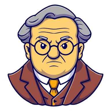Professor Slughorn from Harry Potter sticker