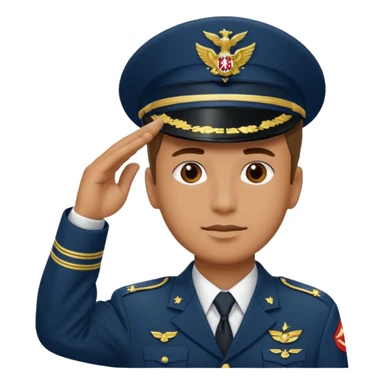 yes boss saluting sticker