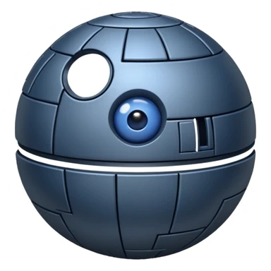 blueberry death star sticker