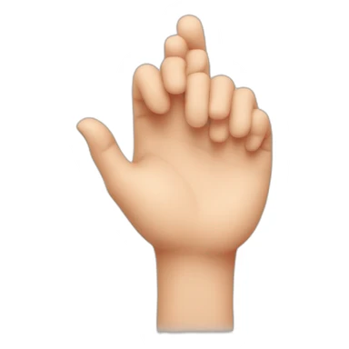 Cœur avec la main sticker