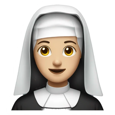 The nun icon sticker