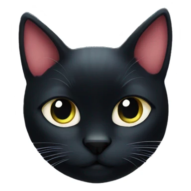 Black cat with Christmas lights  sticker