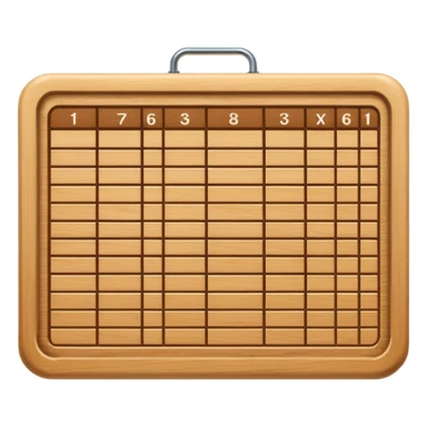 exel table board sticker