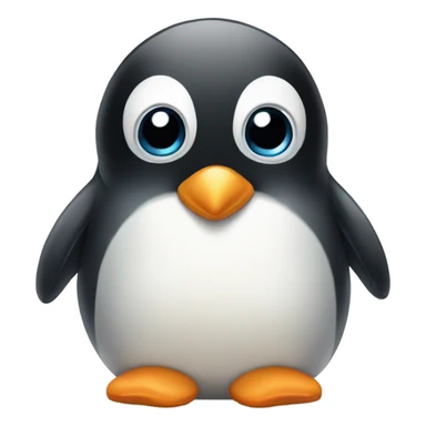 Sad baby penguin  sticker