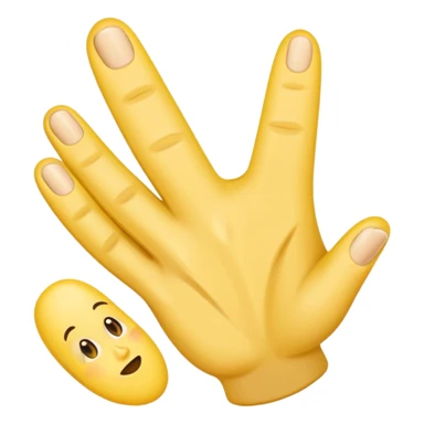 thumbs up emoij, make the thumb super long sticker