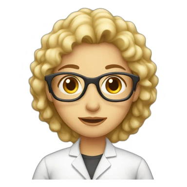 Female Scientist sticker