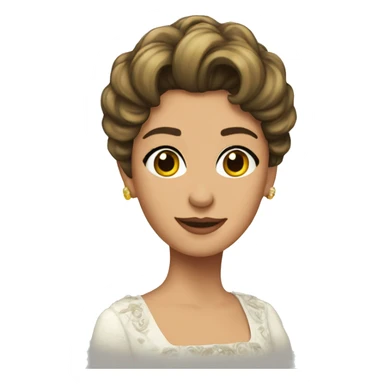 Reina pelirroja  sticker