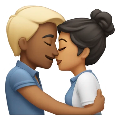 Big kiss to wife sticker