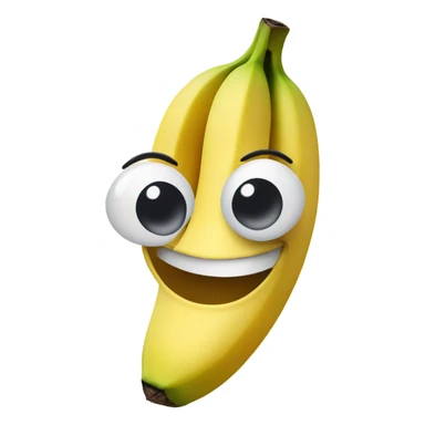 happy banana sticker