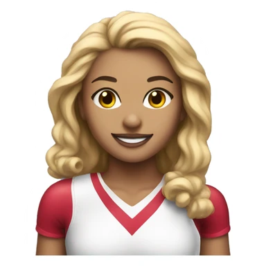 all-star cheerleader  sticker