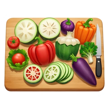 chopped up vegstables sticker