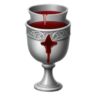 gothic chalice with blood sticker