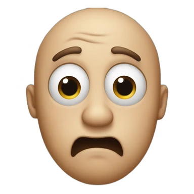 cross eyed big belly sticker