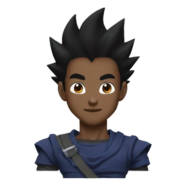 Black goku from dragon ball z sticker