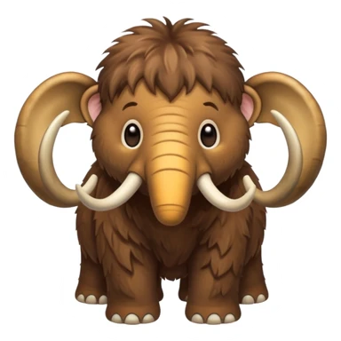 baby mammoth sticker