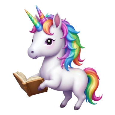 Unicorns read book
A full body of little majestic unicorn with rainbow mane holding an open book with magic sparks.












 sticker