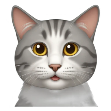 real cat sticker