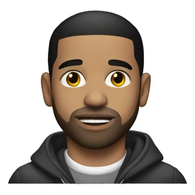 Drake on a late-night drive sticker