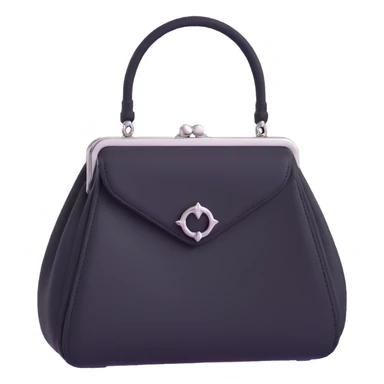 Black goth purse sticker