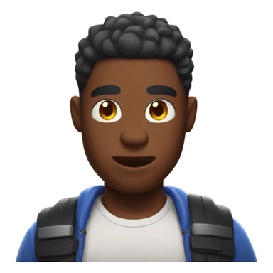 Black guy playing brawl stars sticker