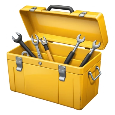 yellow toolbox sticker