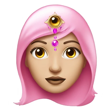 andromedan diva pink third eye sticker