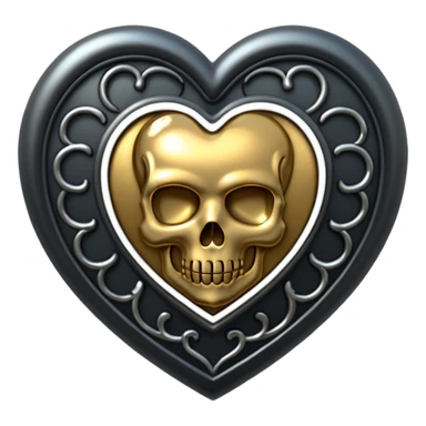 Pirate heart  sticker