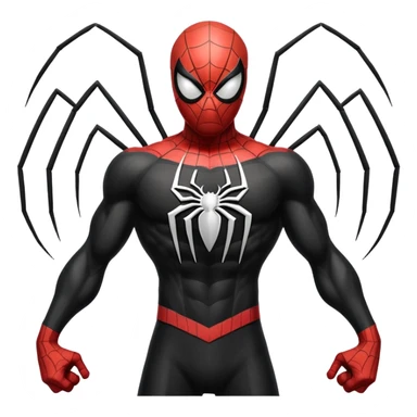 evil spiderman sticker