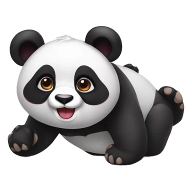 Panda amoureux sticker