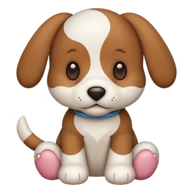 puppy dog toy sticker