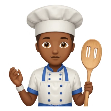 King Hockey player with chef apron sticker