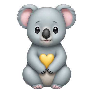 koala bear GIF emojis created based on BTS BT21 Koya character, i want the same aesthetics and can be uploaded to Slack. i want it to be REAL CUTE sticker