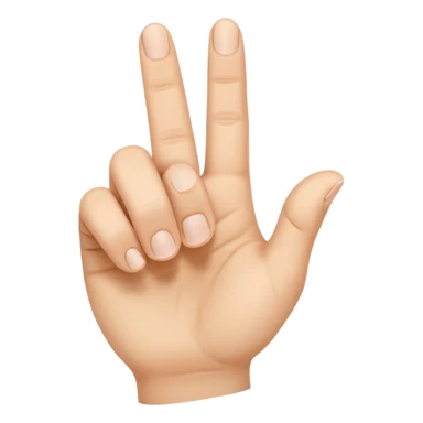 a hand with finger pointing at the camera sticker