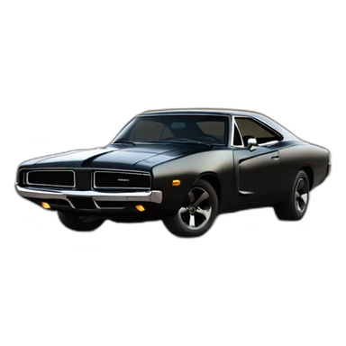 Batman on a dodge charger sticker