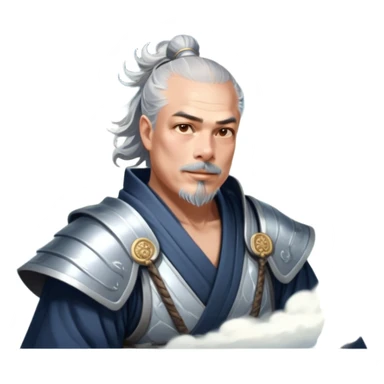 Moonlit Samurai sticker