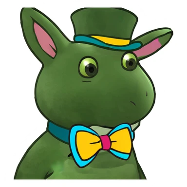 realistic easter bunny sticker